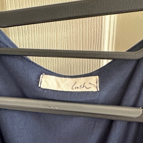 Lush Navy Blue Mini Dress - Picture 2 of 5